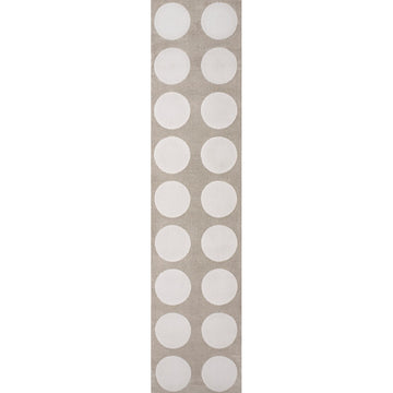 Adrian Modern Geometric Circle Dot High-Low Area Rug